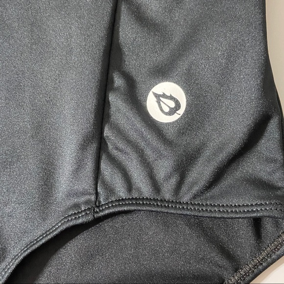 Balef Swimsuit One Piece Casual Black Polyester Spandex Tag 36 US4 - Picture 4 of 10